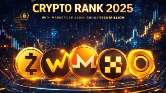 Crypto Rank 2025: Winners Above $500M Market Cap