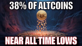 38% of Altcoins Are Near All Time Lows. Worse Than FTX. Is This Actually the Bottom?