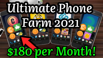 Phonefarming ultimate guide - $180 a month passively! (The majority pays in BTC)