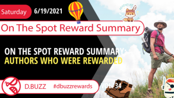 On The Spot Reward Summary, Week 34