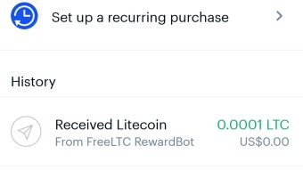 My Withdrawal Of New LTC Legit Telegram Bot
