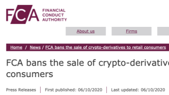 The FCA banning the sale of crypto derivatives: more good than harm?