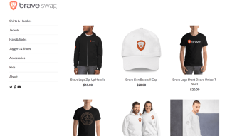 Ever wanted a Brave shirt? Well now you can - Brave launches merchendise store!