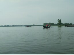 The Karotowa River in Bangladesh is very beautiful