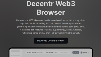Browse2Earn - Decentr