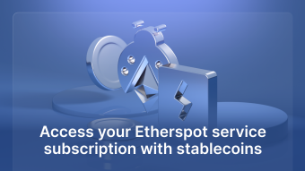 Access your Etherspot service subscription with stablecoins via Subs Protocol