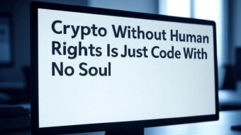 Crypto Without Human Rights Is Just Code With No Soul
