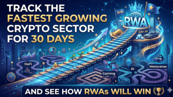 Track the Fastest Growing Crypto Sector for 30 Days And See How RWAs Will Win