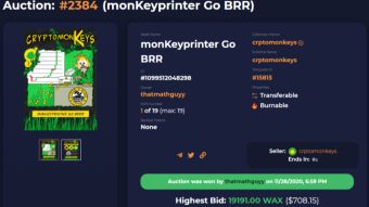 ¡BANANO NFTs Gratis! Actualización de CryptomonKeys #4: Comprometidos con la Caridad