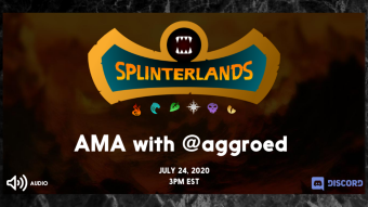 AMA (Ask Me Anything) with Splinterlands Co-Founder - 7/24/20