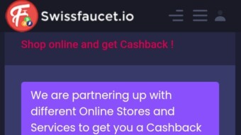 Swissfaucet - Free Crypto, Cashback on Amazon and More