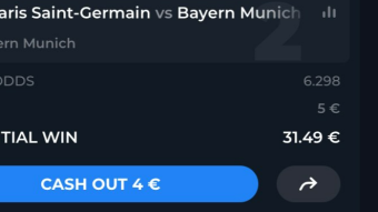 The champions league is back. Today's odds: 6.298