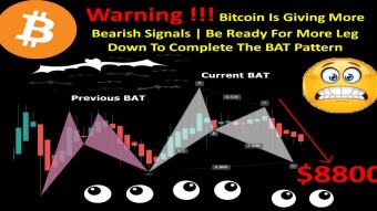 Warning !!! Bitcoin Is Giving More Bearish Signals | Be Ready For More Leg Down To Complete The BAT Pattern