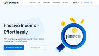 HoneyGain and JumpTask - earning JMPT