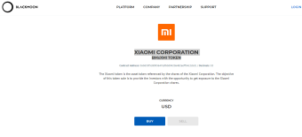 XIAOMI CORPORATION BMxXMI TOKEN