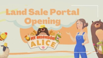 My Neighbor Alice Land Sale Staking is Live