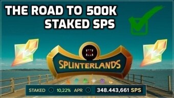 Splinterlands | The Road To 500k Staked SPS!
