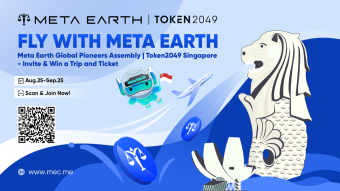 $1,500 Singapore Flight & Hotel Package + TOKEN2049 Ticket! Meta Earth Global Pioneer Assembly Officially Launches