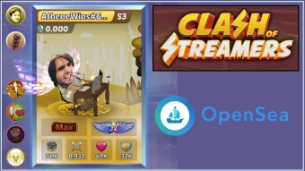 First Clash Of Streamers NFT Sold for 2.9 ETH on Opensea