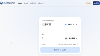 How to Buy $iFARM on QuickSwap via Matic L2