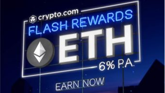 Etherium Flash Rewards offering 6% p.a