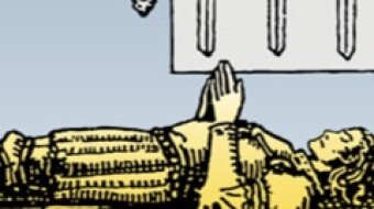 Today Dark Moon in perfect alignment with the nodes of Karma. North Node in degree 20 of Aries and South Node in degree 20 of Libra. The 4 of Swords - 11/01/24