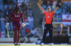 West Indies made a huge total against New Zealand in the warm-up match