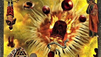 My latest collage artwork NFT drop – Mystic Fire – burning up the Hive blockchain