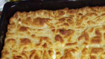 Daily meal #61 homemade cheese pie