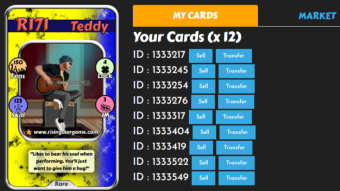 Rising Star Giveaway #58: R171 Teddy Rare Musician NFT (ends 6/4)