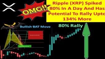 Ripple (XRP) Spiked 80% In A Day And Has Potential To Rally Upto 134% More