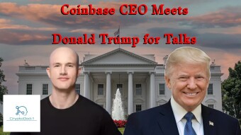 Coinbase CEO Meets Donald Trump for Talks