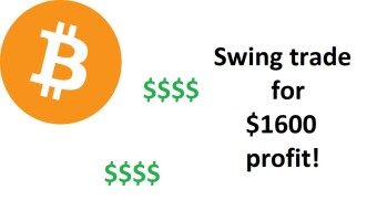 Make $1600 swing trading Bitcoin!