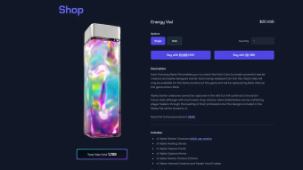 Powering up on Holozing vials and HP