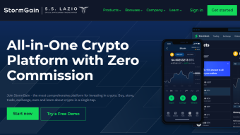 Stormgain | Mine Bitcoin in the cloud and use it for trading with up to 300x leverage.