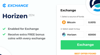 Horizon($ZEN) Now Supported on Mycointainer Exchange