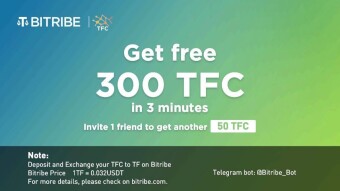 Get $40 for free directly on Bitribe exchange - Airdrex