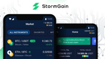 StormGain - Easy Trading App On The Go With a User Friendly Infrastructure