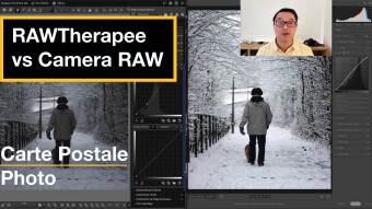 Développement comparatif RAWTherapee vs Camera RAW