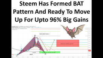 Steem Has Formed BAT Pattern And Ready To Move Up For Upto 96% Big Gains
