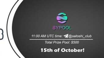 Join the AMA of Satoshi Club x Sypool. Rewards: 500 USDT, October 15th.
