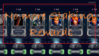 R-Planet staking rewards for abundant Alien Worlds NFTs will soon be reduced to zero.