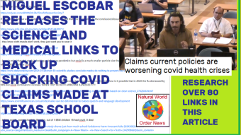 Miguel Escobar Releases Dozens Of Covid Science Documents/Links, Evidence of Health Choice Over Mass Restrictions, VAXX