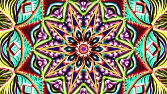 Colorful Mandela "nft art