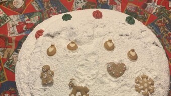 Foodbook #822 Greek New Year's cake - Vasilopita