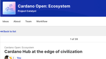 Cardano Hub at the edge of civilization - Project Catalyst Fund11 Proposal