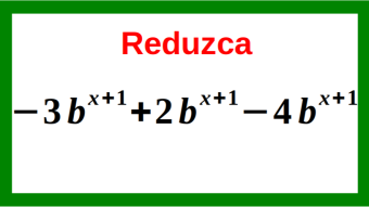 Reducción de términos semejantes Ejemplo 4