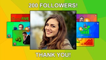 THANKS for 200 FOLLOWERs! Another IMPORTANT GOAL ACHIEVED!✔️❤️