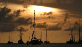 Caribbean Martinique city Case Pilote and Saint Anne