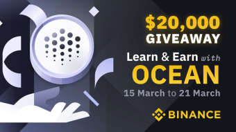 Binance Learn & Earn Series: A Total of $20,000 in OCEAN to be Given Away!